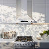 Forno Venezia 30 Inch Wall-Mounted Range Hood, White-FRHWM5503-30WHT | Hotte de cuisiniere murale Venezia de 30 po, blanc-FRHWM5503-30WHT