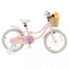 Costway 18" Kid's Bike With Training Wheels Adjustable Handlebar Seat Handbrake Pink