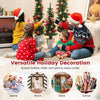 Costway Potted Artificial Christmas Tree Set Of 3 With 3/4/5 Ft Faux Slim Pencil Trees