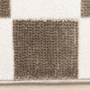 Leopold Checkered Brown White Geometric Area Rug - 2'7" x 4'11"|Carpette géométrique Leopold brune et blanche à motif de carreaux - 2 pi 7 po x 4 pi 11 po