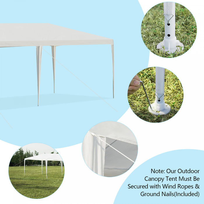 Costway 10'x20' Canopy Gazebo Outdoor Patio Party Wedding Events Tent