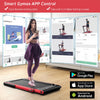 Superfit 2.25hp 2 In 1 Folding Treadmill Jogging Machine W/app Control Red