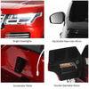 Costway 2*12v 2-seater Licensed Land Rover Kids Ride On Car 4wd W/ Remote Surface Painting Red