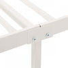 Robert Metal Construction Bed Frame With Circular Design Headboard And Footboard,king Size,white King Bed | Robert Cadre De Lit En Metal Avec Tete Et Pied De Lit Au Design Circulaire, Taille King, Blanc