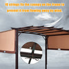12' X 9' Pergola Kit Metal Frame Gazebo Canopy Cover Patio Shelter