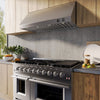 Forno Biagio 48-Inch Wall Mounted Range Hood, Stainless Steel -FRHWM5009-48 | Hotte murale Biagio de 48 po en acier inoxydable - FRHWM5009-48