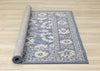 Cabana Blue White Elegant Border Outdoor Rug, 7'10" x 10'6" Outdoor Area Rug | Tapis d'exterieur Cabana bleu et blanc a bordure elegante, 7'10" x 10'6"