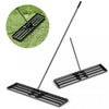 Costway Lawn Leveling Rake 42" X 10" Heavy Duty Level Lawn Tool For Garden Backyard/lawn Black