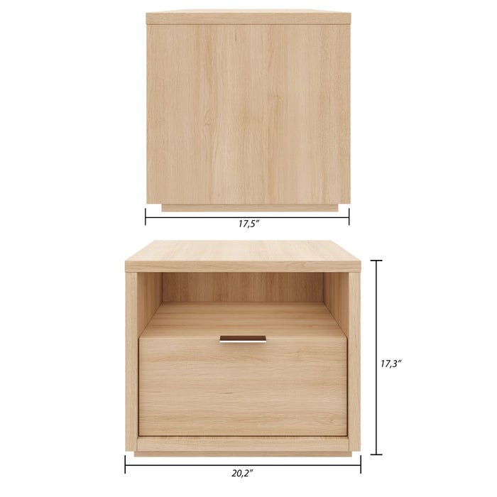 1-Drawer Modern Nightstand