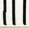 Forte Black White Stripes Area Rug - 2'7" x 4'11"|Carpette Forte noire et blanche à motif de rayures - 2 pi 7 po x 4 pi 11 po