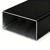 Liam Modern Rectangle Clear Tempered Glass Coffee Table,Black | Table basse moderne rectangulaire en verre trempe transparent Liam, noire