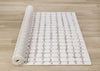 Oslo White Great Pebble Patterned Rug, 5'3" x 7'7" Indoor Area Rug | Tapis Oslo White a grands galets, 5'3" x 7'7"