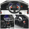 Costway 12v Kids Ride On Car 2.4g Rc Electric Vehicle W/ Lights Mp3 Openable Doors White