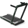 Superfit 2.25hp 2 In 1 Dual Display Folding Treadmill Jogging Machine W/app Control Green