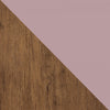 Rockefeller Mid-Century Modern 20" Nightstand in Pink (2-Drawer) - Set of 2 | Table de nuit Rockefeller Mid-Century Modern 20" en rose (2 tiroirs) - Lot de 2