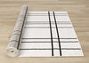 Covington Grey White Checkered Pattern Rug, 6'7" x 9'10" Indoor Area Rug | Tapis Covington a carreaux gris et blanc, 6'7" x 9'10"