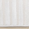 Leonardo White Grey Modern Lines Area Rug - 7'10" x 10'6"|Carpette Leonardo blanche et grise à motif de rayures modernes - 7 pi 10 po x 10 pi 6 po