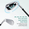 Ultimate Men's Complete Golf Club Set Golf Club Package Set Incl 460cc With Rain Hood Green