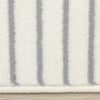 Forte White Grey Curved Arches Indoor Area Rug - 2'7" x 4'11"|Carpette Forte blanche et grise à motif d’arches courbées pour l’intérieur - 2 pi 7 po x 4 pi 11 po