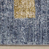 Macey Modern Grey Blue Red Sophisticated Area Runner - 2'0" x 7'10"|Chemin de couloir moderne et raffiné Macey gris, bleu et rouge - 2 pi 0 po x 7 pi 10 po