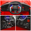Costway 12v Kids Ride On Car 2.4g Rc Electric Vehicle W/ Lights Mp3 Openable Doors Red