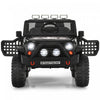 Costway 12v Kids Ride On Truck Remote Control Electric Car W/lights&music Black