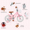 Costway 12" Kid's Bike For 3-4 Years Old Children Bicycle With Front Handbrake Red