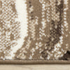 Forte Brown Cream Soothing Waves Area Rug - 7'9" x 10'6"|Carpette Forte brune et crème à motif de vagues apaisantes - 7 pi 9 po x 10 pi 6 po