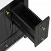 Sophia 24" Bathroom Vanity with Ceramic Sink, Black | Sophia Meuble-lavabo de 24" avec vasque en ceramique, Noir