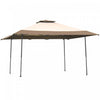 Costway 13'x13' Folding Gazebo Canopy Shelter Awning Tent Patio Garden Companion