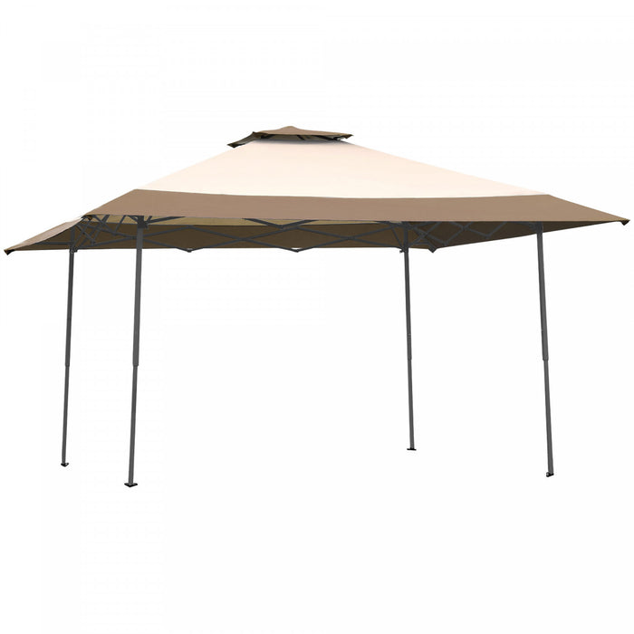 Costway 13'x13' Folding Gazebo Canopy Shelter Awning Tent Patio Garden Companion