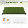 Costway 5 X 3 Ft Golf Hitting Mat Artificial Indoor Outdoor Turf Golf Training Mat 20 Mm