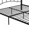 Jackson Metal Bed Frame With Underbed Storage,black King Bed | Jackson Cadre De Lit En Metal Avec Rangement Sous Le Lit, Noir