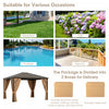 Costway 12' X 10' Patio Hardtop Gazebo W/ Galvanized Steel Top Aluminum Frame Outdoor