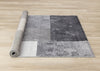 Florence Grey Faded Squares Rug, 5'3" x 7'4" Indoor Area Rug | Tapis Florence a carres delaves gris, 5'3" x 7'4"