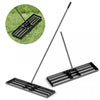 Costway Lawn Leveling Rake 36" X 10" Heavy Duty Level Lawn Tool For Garden Backyard/lawn Black