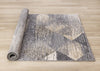 Dayton Grey Beige White Distressed Diamond Pattern Rug, 6'7" x 9'10" Indoor Area Rug | Tapis Dayton a motif de losanges vieillis, 6'7" x 9'6"