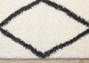 Fairmont White Grey Trellis Rug, 5'3" x 7'7" Indoor Area Rug | Tapis Fairmont treillis blanc gris, 5'3" x 7'7"