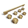 KitchenAid Handle Kit for Commercial-Style Gas Range – Brass – W11774755 | Trousse de poignées KitchenAid pour cuisinière à gaz de style commercial - laiton - W11774755