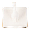 Porcelain Square Cat Ring Holder - White and Gold|Porte-bagues chat carré en porcelaine - blanc et doré