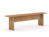 Manhattan Comfort Nomad 67.91" Rustic Country Dining Bench - Natural|Banc champêtre rustique Nomad de Manhattan Comfort de 67,91 po pour la salle à manger - naturel
