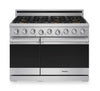 Thor Kitchen X Series 7.6 Cu. Ft. Freestanding Double Oven Gas Range – Stainless Steel - XRG48E  | Cuisinière à gaz amovible Thor Kitchen de série X de 7,6 pi3 à four double - acier inoxydable - XRG48E