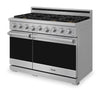 Thor Kitchen X Series 7.6 Cu. Ft. Freestanding Double Oven Gas Range – Stainless Steel - XRG48E  | Cuisinière à gaz amovible Thor Kitchen de série X de 7,6 pi3 à four double - acier inoxydable - XRG48E