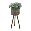 Bamboo Planter on Stand - Set of 2|Cache-pot en bambou sur support - ensemble de 2