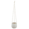 Ceramic 6" Hanging Planter - White|Cache-pot suspendu de 6 po en céramique - blanc