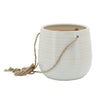 Ceramic 6" Hanging Planter - White|Cache-pot suspendu de 6 po en céramique - blanc