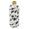 15" Vase with Gold Neck - Black and White | Vase de 15 po avec cou doré - noir et blanc