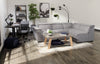 Black 3-Light Arc Floor Lamp