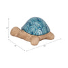 Ceramic 13" Tortoise - Turquoise|Tortue de 13 po en céramique - turquoise