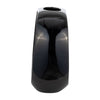 Ceramic 11" Oval Vase - Shiny Black | Vase ovale de 11 po en céramique - noir lustré